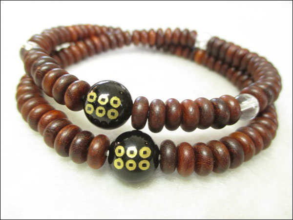 パワーストーン京屋オリジナル/【真田丸応援限定特価】戦国武将【真田幸村(六文銭家紋)】