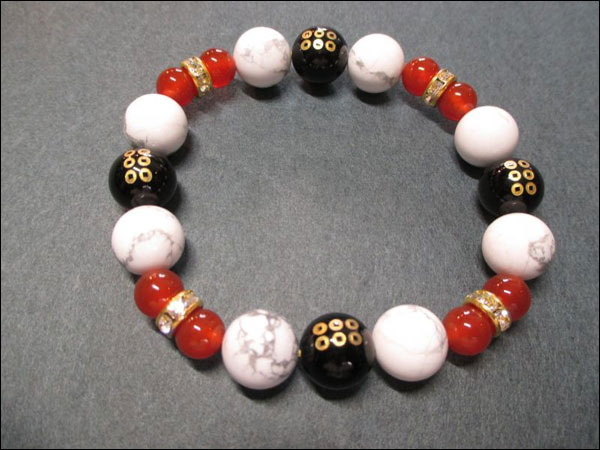 パワーストーン京屋オリジナル/【真田丸応援限定特価】戦国武将【真田幸村(六文銭家紋)】