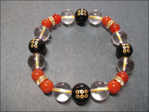 パワーストーン京屋オリジナル/【真田丸応援限定特価】戦国武将【真田幸村(六文銭家紋)】