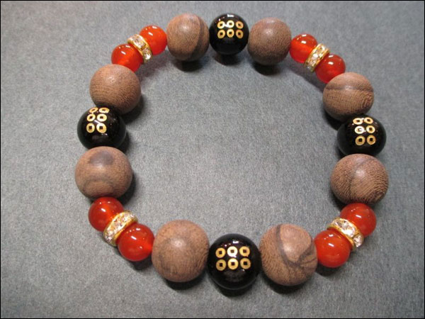 パワーストーン京屋オリジナル/【真田丸応援限定特価】戦国武将【真田幸村(六文銭家紋)】