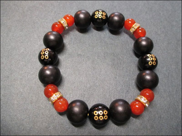 パワーストーン京屋オリジナル/【真田丸応援限定特価】戦国武将【真田幸村(六文銭家紋)】