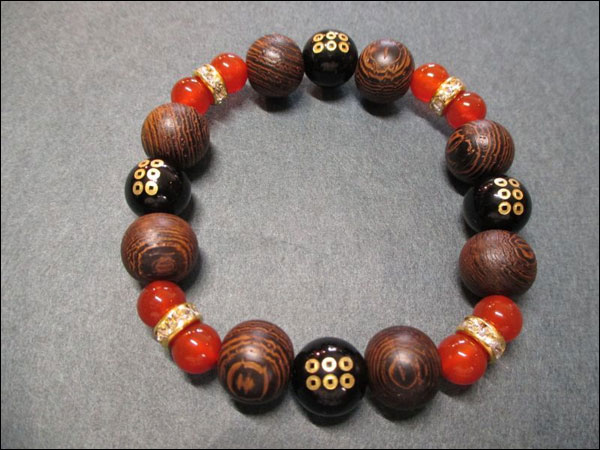 パワーストーン京屋オリジナル/【真田丸応援限定特価】戦国武将【真田幸村(六文銭家紋)】