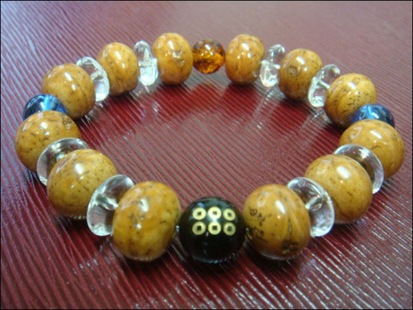 パワーストーン京屋オリジナル/【真田丸応援限定特価】戦国武将【真田幸村(六文銭家紋)】