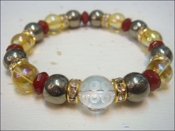 パワーストーン京屋オリジナル/【真田丸応援限定特価】戦国武将【真田幸村(六文銭家紋)】