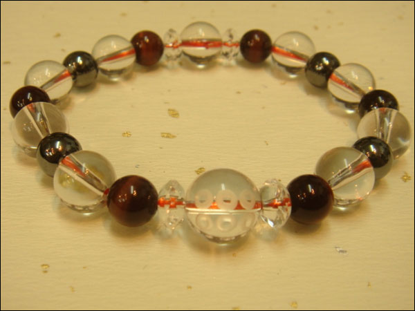 パワーストーン京屋オリジナル/【真田丸応援限定特価】戦国武将【真田幸村(六文銭家紋)】