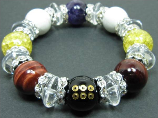 パワーストーン京屋オリジナル/【真田丸応援限定特価】戦国武将【真田幸村(六文銭家紋)】