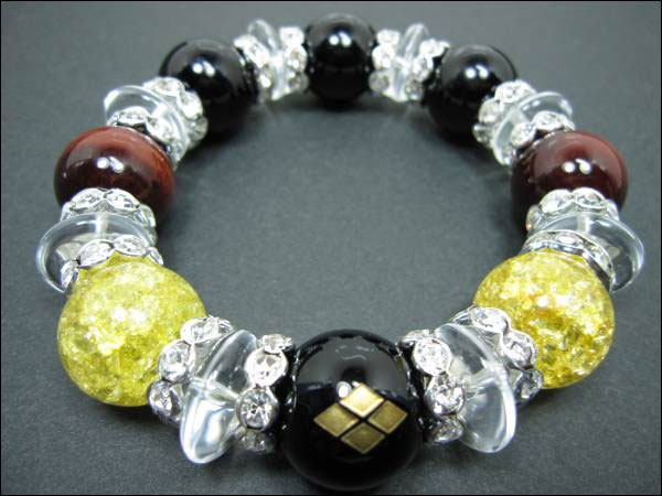 パワーストーン京屋オリジナル/【真田丸応援限定特価】戦国武将【真田幸村(六文銭家紋)】