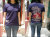 戦国Tシャツ【上杉謙信・第４弾】紺女性着用