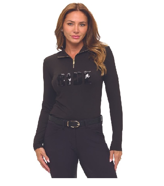 Dancing Equestrian　レディース ライド長袖ベースレイヤーシャツ