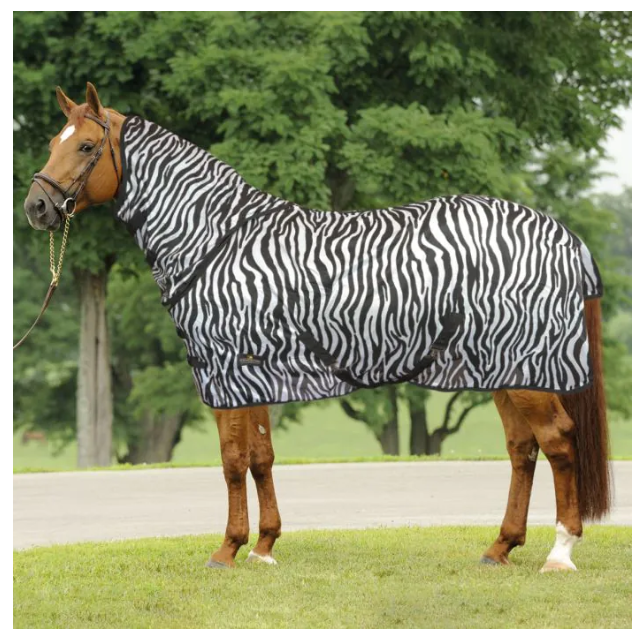 Horses ネック付きフライラグ ゼブラ