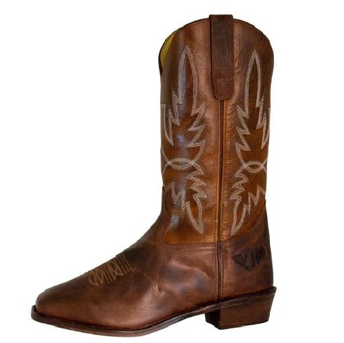 TuffRider Men’s Old Faithful ワイドスクエアトゥ ウエスタンブーツ