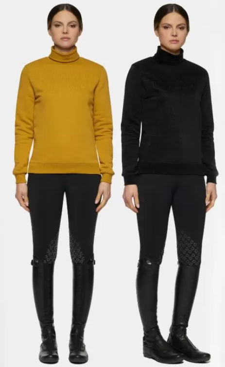 Cavalleria Toscana エンボスハイネックスウェットシャツ