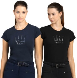 Spooks　レディースTシャツ-クラウンセクイン