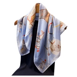 Awst Int'l ホースサークルブランケットスカーフ 　約71×71cm