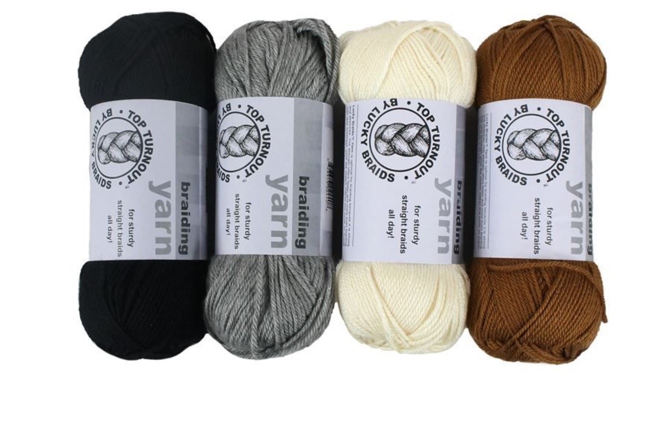 Lucky ブレイディング紐(三つ編み用）