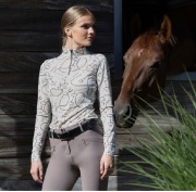 KINGSLAND　LARISSA　レディスメッシュトレーニングシャツ　