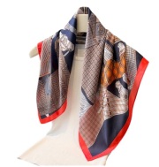 Awst Int'l  ホースギャザー スカーフ  約71×71cm