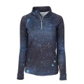 Dapplebay  ミッドナイト コンステレーション レディース 1/4ジップ ライディングトップ