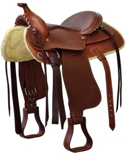 Lakotaシルバーウイリーウエスタンサドル