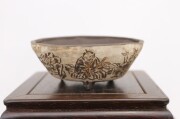 浅井茶山 品野茶山 龍翁庵 呉老賢人 肉筆画 真品 盆栽鉢 35*42cm 浅井茶山 品野茶山 龍翁庵 呉老賢人 肉筆画 真品 盆栽鉢 35