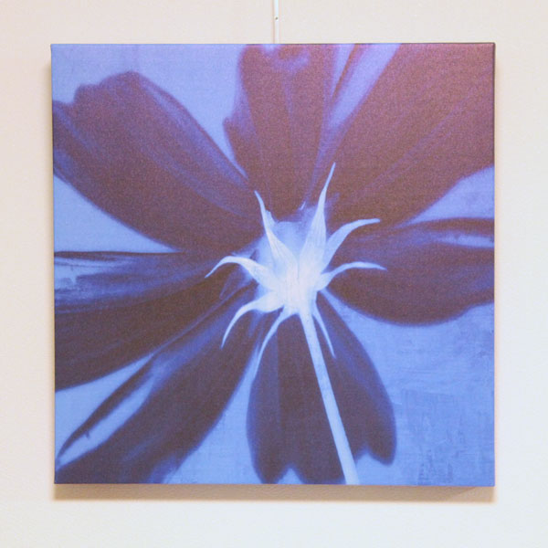 アートパネル　ブルーフラワー