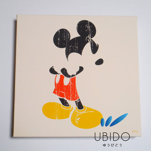 アートパネル　ミッキー　40角　　　【受注生産品お届けまで約10日】【キャンバスアート】【ウォールアートパネル】【ファブリックパネル】