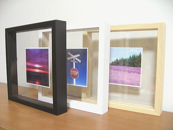 立体から平面作品まであなたのアートをひきたてる クリアボックスフレーム 立体額 ｂ5