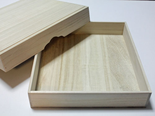 桐箱　色紙（大）