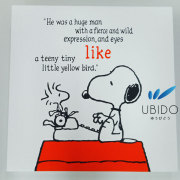 スヌーピーアートパネルタイプライター