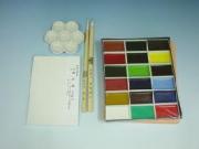 絵手紙セット　18色（墨運堂製顔彩）