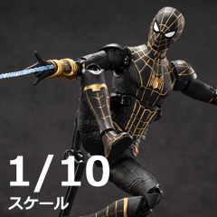 【ZDTOYS】中動玩具 1913-01 1/10 「スパイダーマン：ノー・ウェイ・ホーム」 スパイダーマン ブラック＆ゴールドスーツ