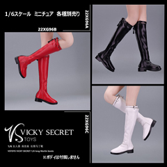 【VICKY SECRET toys】VStoys 22XG96ABC Sheepskin boot ロングブーツ 1/6スケール 女性フィギュア・ドール用シューズ