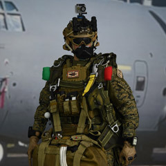 【EASY&SIMPLE】26043SW 31ST Marine Expeditionary Unit Maritime Raid Force Military Free Fall(MFF) Insertion