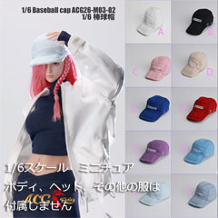 【ACG】ACG26-M03-02 1/6 Baseball Cap ベースボールキャップ 帽子 野球帽 1/6スケール 女性コスチューム