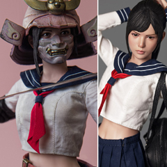 【ASMUS TOYS】GC002 1/6 Girl Crush Series Kibitsu Momoko JK ガールクラッシュ 女子高校生 吉備津桃子 桃太郎 1/6スケールフィギュア