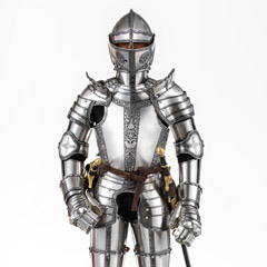【BrownArt】B-A0005M 1/6 Man Armor dated 1548 made for Duke of Saxony-Coburg (1521–1553) ザクセン＝コーブルク公 騎士