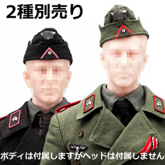【BrownArt】BA-0006 BS/GS 1/6 WW2 German Armored Soldier/Artillery Soldier