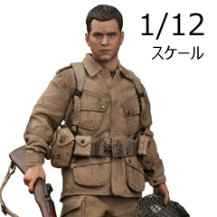 【POPtoys】CMS003 1/12 WW2 US Rescue Squad Paratrooper アメリカ陸軍 第101空挺師団 ライアン一等兵 1/12スケールフィギュア
