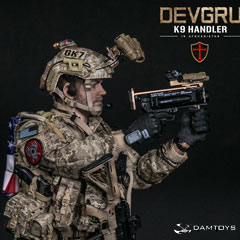 【DAM】No.78040-1 ELITE SERIES DEVGRU K9-handler in Afghanistan アメリカ海軍特殊戦開発グループ (K9 犬なし) 1/6フィギュア