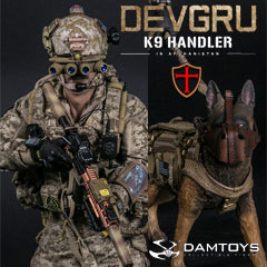 【DAM】No.78040 ELITE SERIES DEVGRU K9-handler in Afghanistan (K9 犬 付属) アメリカ海軍特殊戦開発グループ 1/6フィギュア