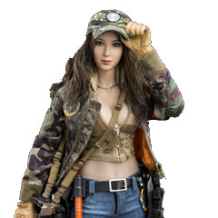 【DAM】DCG004 COMBAT GIRL Series PISCES LUCY コンバットガール ルーシー 女性兵士 1/6スケールフィギュア