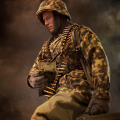 【DID】D80125 WW2 3rd SS-Panzer-Division MG34 Gunner VersionB Bladric