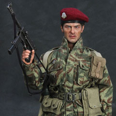 【DID】F80075A Paratrooper 3rd RPIMa Algeria 1961HENRI アルジェリア戦争-1961第3海兵歩兵落下傘連隊空挺兵 ヘンリー