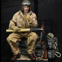 【Facepoolfigure】FP018B 1/6 WW2 US 2nd Armored Division - Private First Class "Coon Ass" M4A3 Sherman Tank Loader