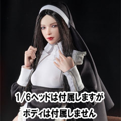 【i8TOYS】I8-C007 1/6 Zero (The Nun) 零 修道女 尼僧 シスター ドレス&ドールヘッド 1/6スケール 女性ヘッド＆コスチュームセット