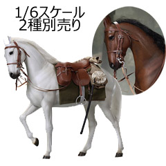 【IQO MODEL】91008 A/B 1/6 WW2 series Warhorse 大日本帝国陸軍 軍馬 騎馬 1/6スケール馬フィギュア
