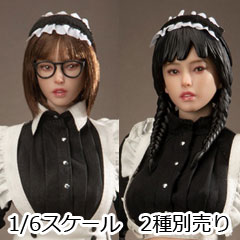 【True1Toys】JC2130 Maid Jiminy メイド ジミニー 植毛ヘッド/プラスチックヘアヘッド 1/6スケール 女性フィギュア