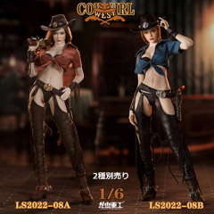 【龍山重工】LS2022-08A/B 1/6 Western Cowboy Bounty Hunter Cowgirl ウエスタン・カウボーイ・バウンティハンター カウガール