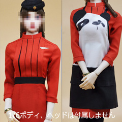 【CUKE TOYS】MA-027 The Flight Attendant Set 航空 キャビンアテンダント CA 制服 1/6スケール 女性コスチューム セット