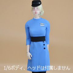 【CUKE TOYS】MA-030 The Flight Attendant Set X 航空 キャビンアテンダント CA 制服 1/6スケール 女性コスチューム セット